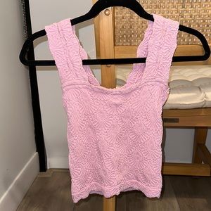 Free People Love Letter Cami in Pink XS/S